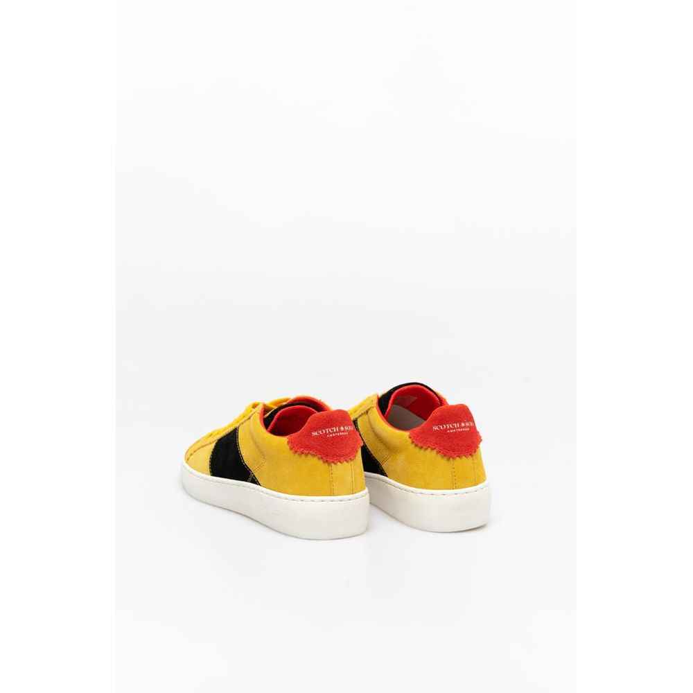 Scotch & Soda Bicolor Leather Low Top Sneakers