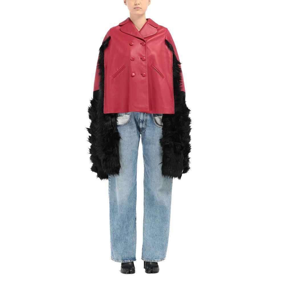 Maison Margiela Multicolor Leather Coat