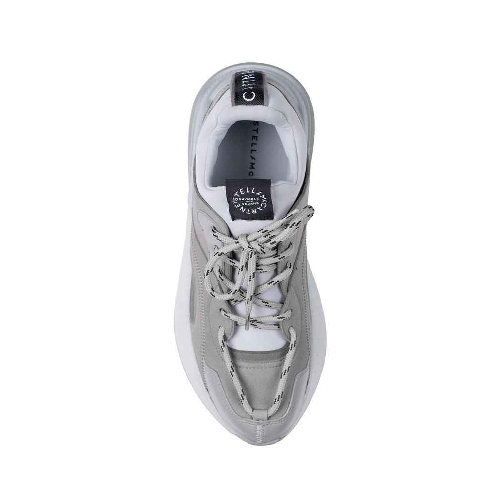 Stella McCartney Gray Vegan Leather Chunky Sneakers