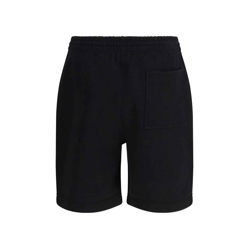 Burberry Black Cotton Bermuda Shorts