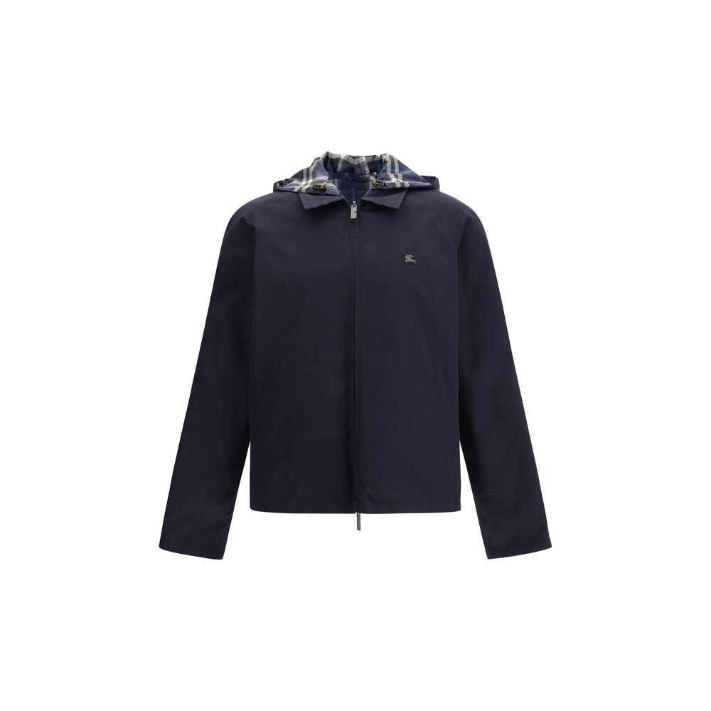 Burberry Blue Polyester Rain Coat