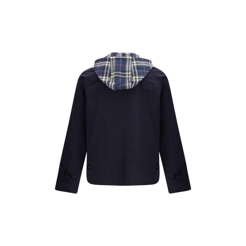 Burberry Blue Polyester Rain Coat