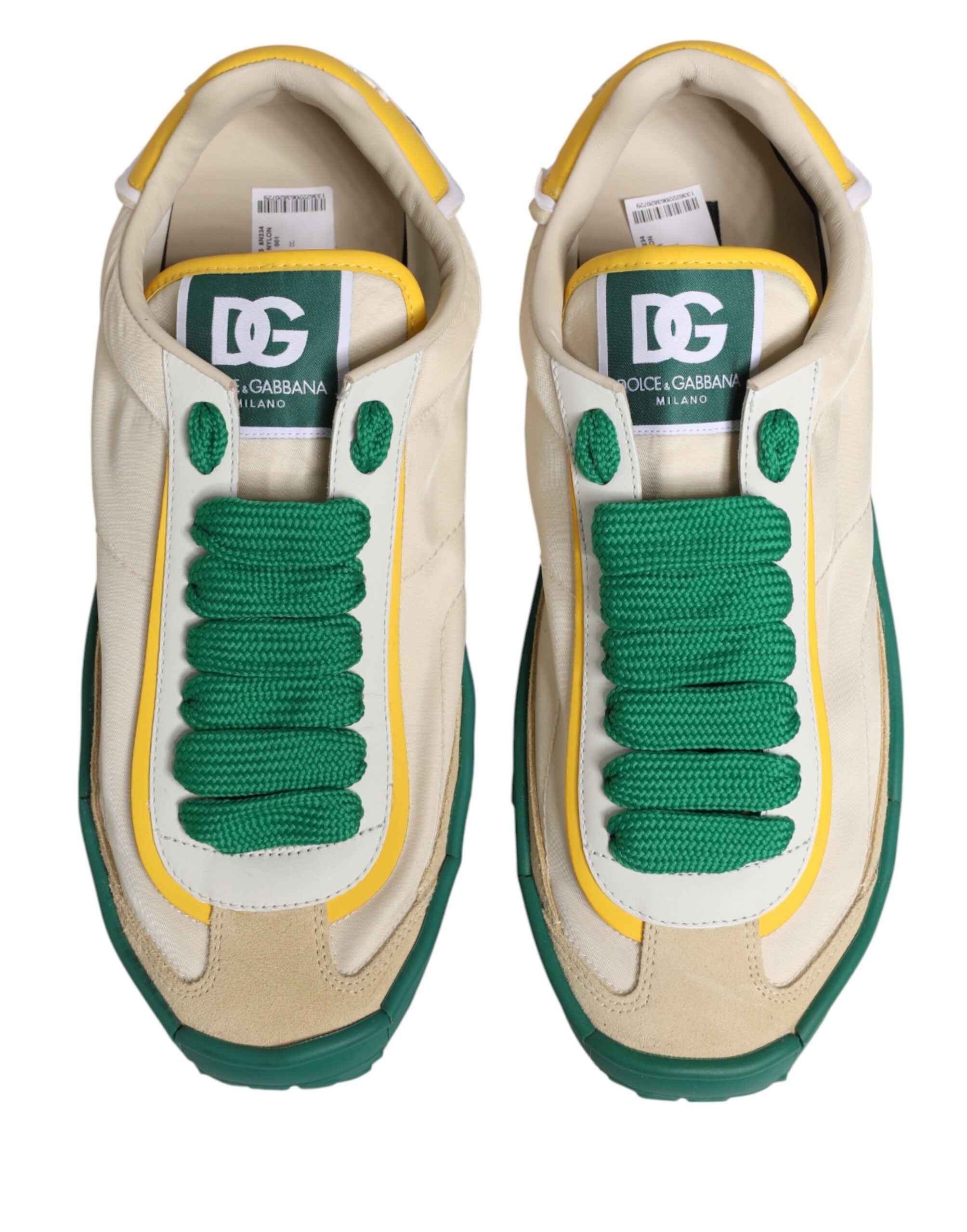 Dolce & Gabbana Multicolor Old Runner Lace Up Sneakers Shoes