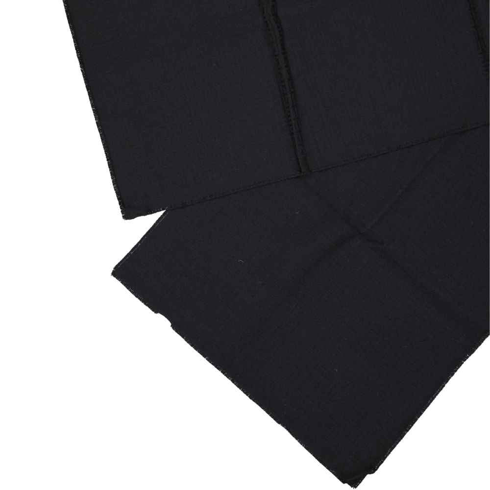 Givenchy Black Virgin Wool Foulard