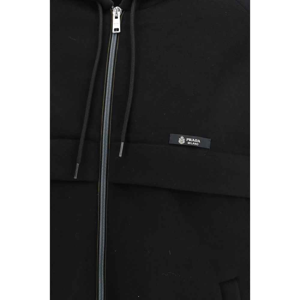 Prada Black Polyester Shell Jacket