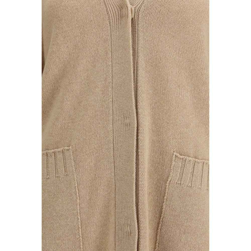 Fabiana Filippi Beige Wool Cardigan