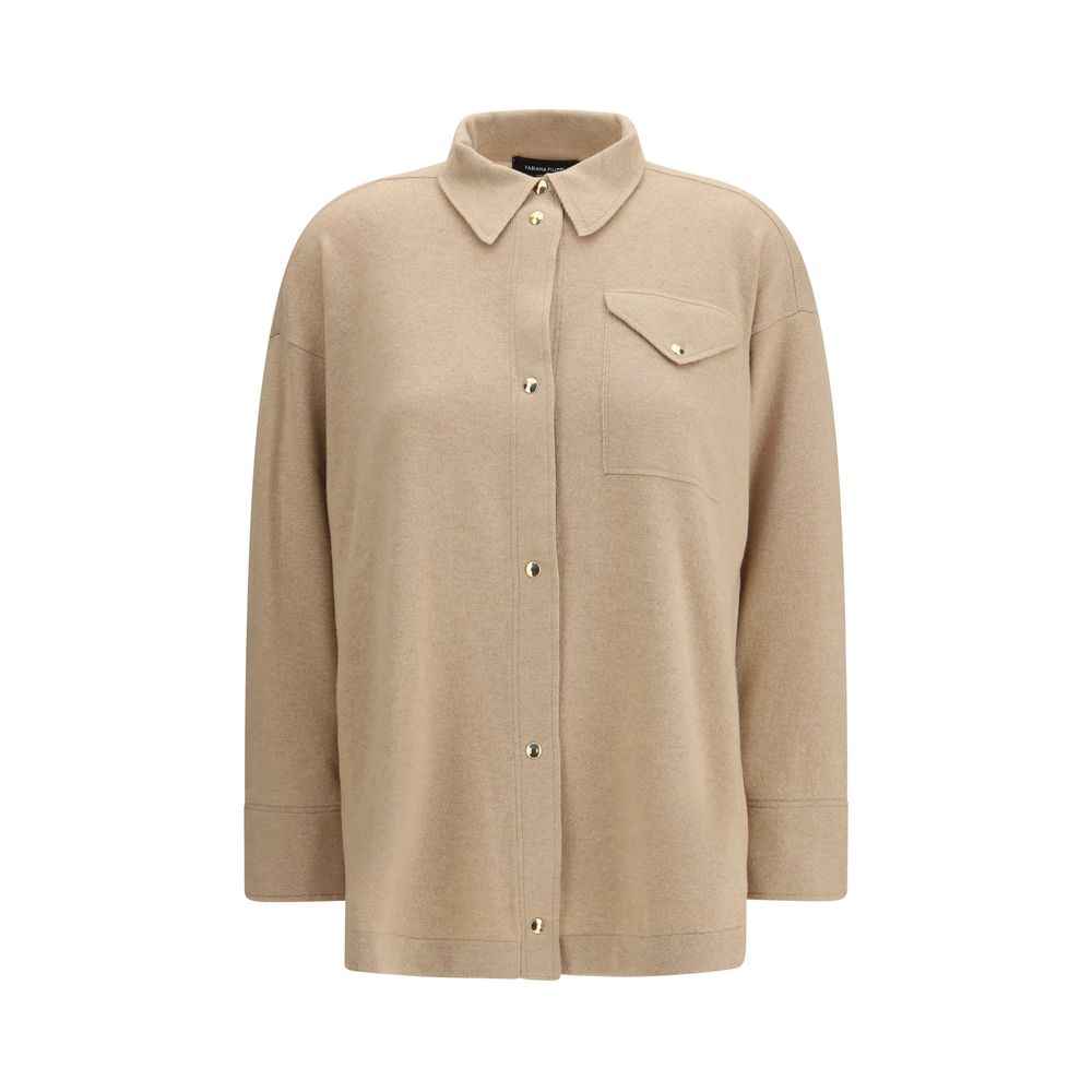 Fabiana Filippi Beige Wool Shirt