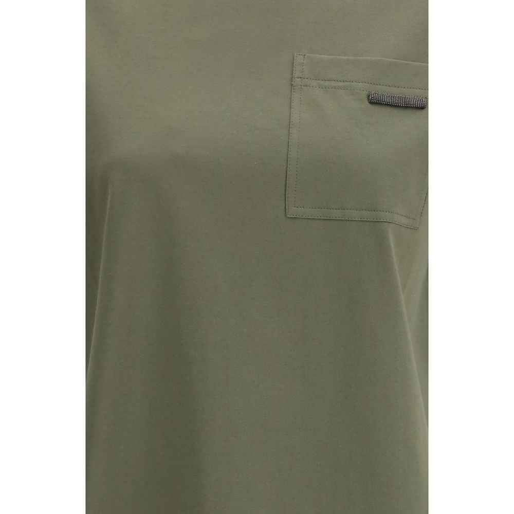 Brunello Cucinelli Bicolor Cotton T-Shirt