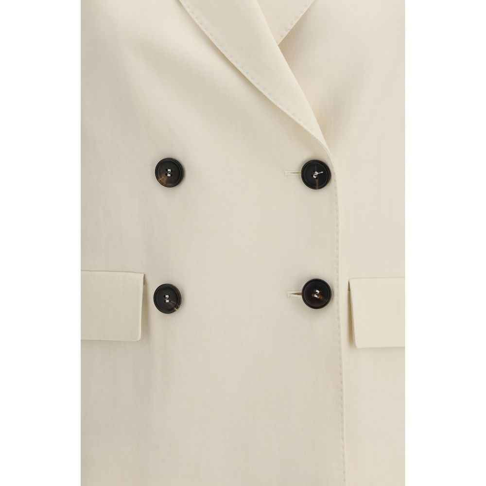 Brunello Cucinelli Beige Viscose Jacket