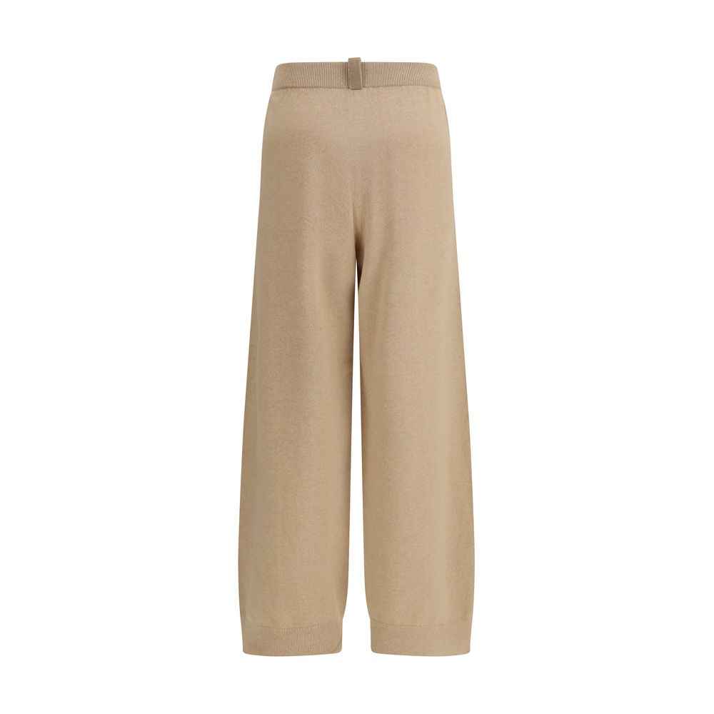 Fabiana Filippi Beige Wool Oves Aries Casual Pants