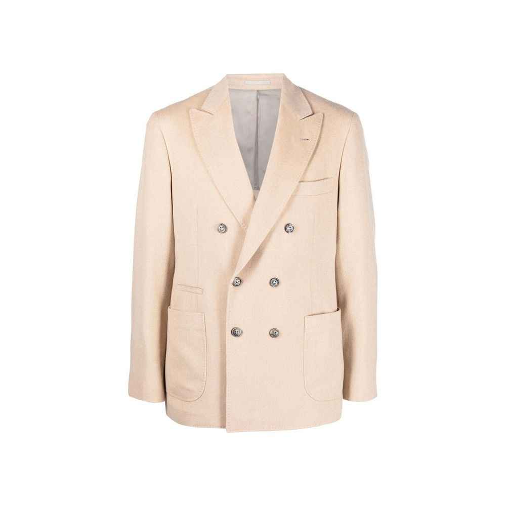 Brunello Cucinelli Beige Wool Blazer