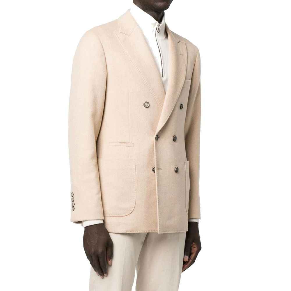 Brunello Cucinelli Beige Wool Blazer