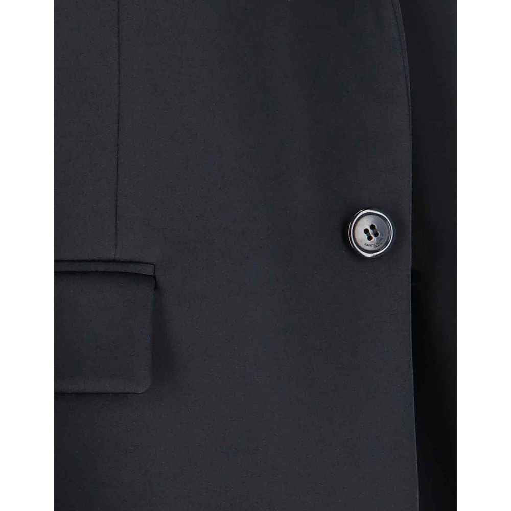 Saint Laurent Black Acetate Coat