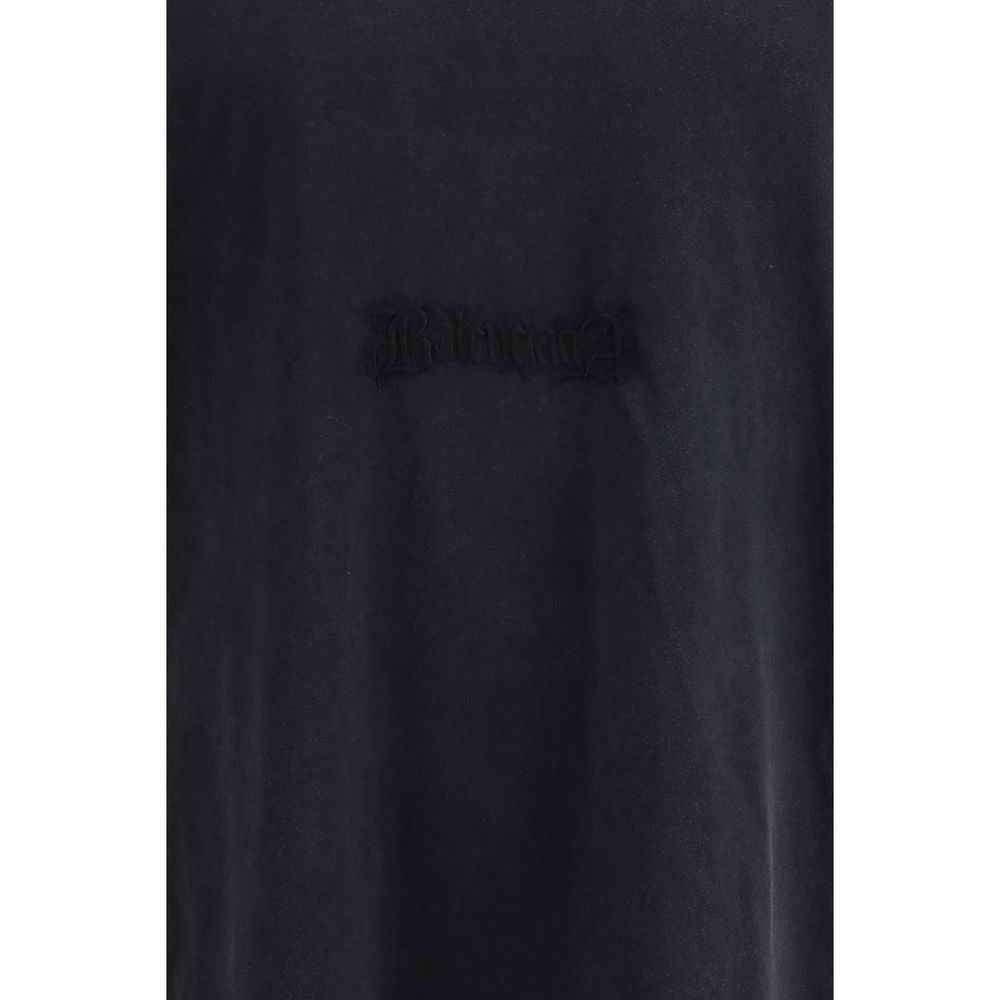 Balenciaga Black Cotton T-Shirt