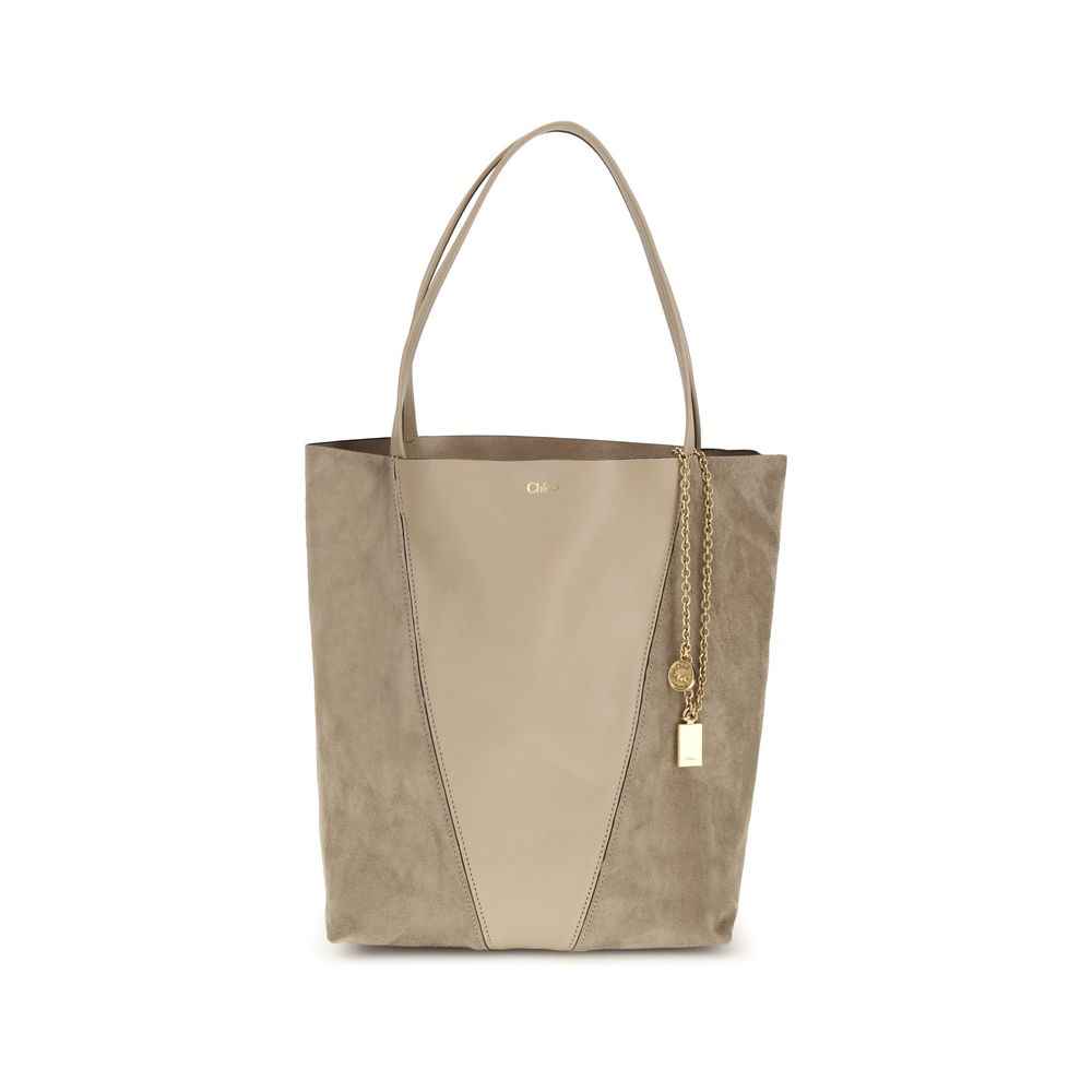 Chloé Beige Calf Leather Bos Taurus Shoulder Bag