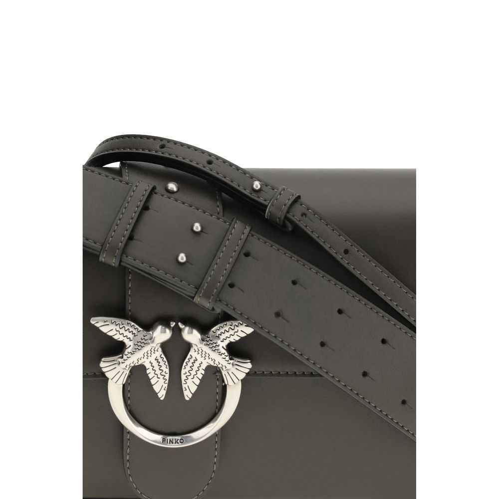 PINKO Bicolor Leather Shoulder Bag
