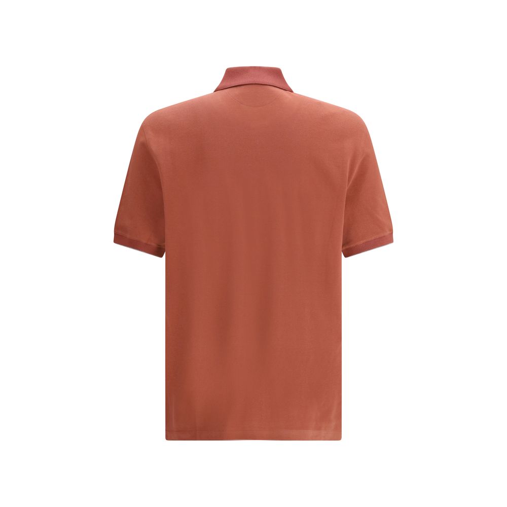 Brunello Cucinelli Red Cotton Shirt