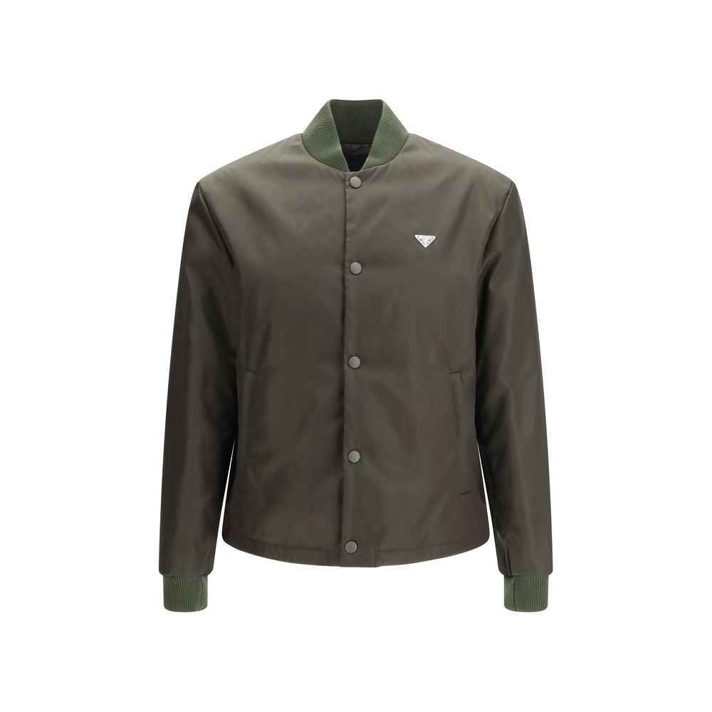Prada Bicolor Nylon Bomber