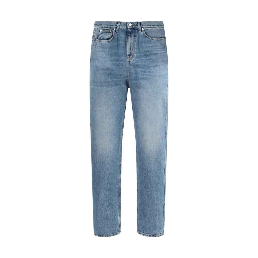 Gucci Blue Cotton Slim Fit Jeans