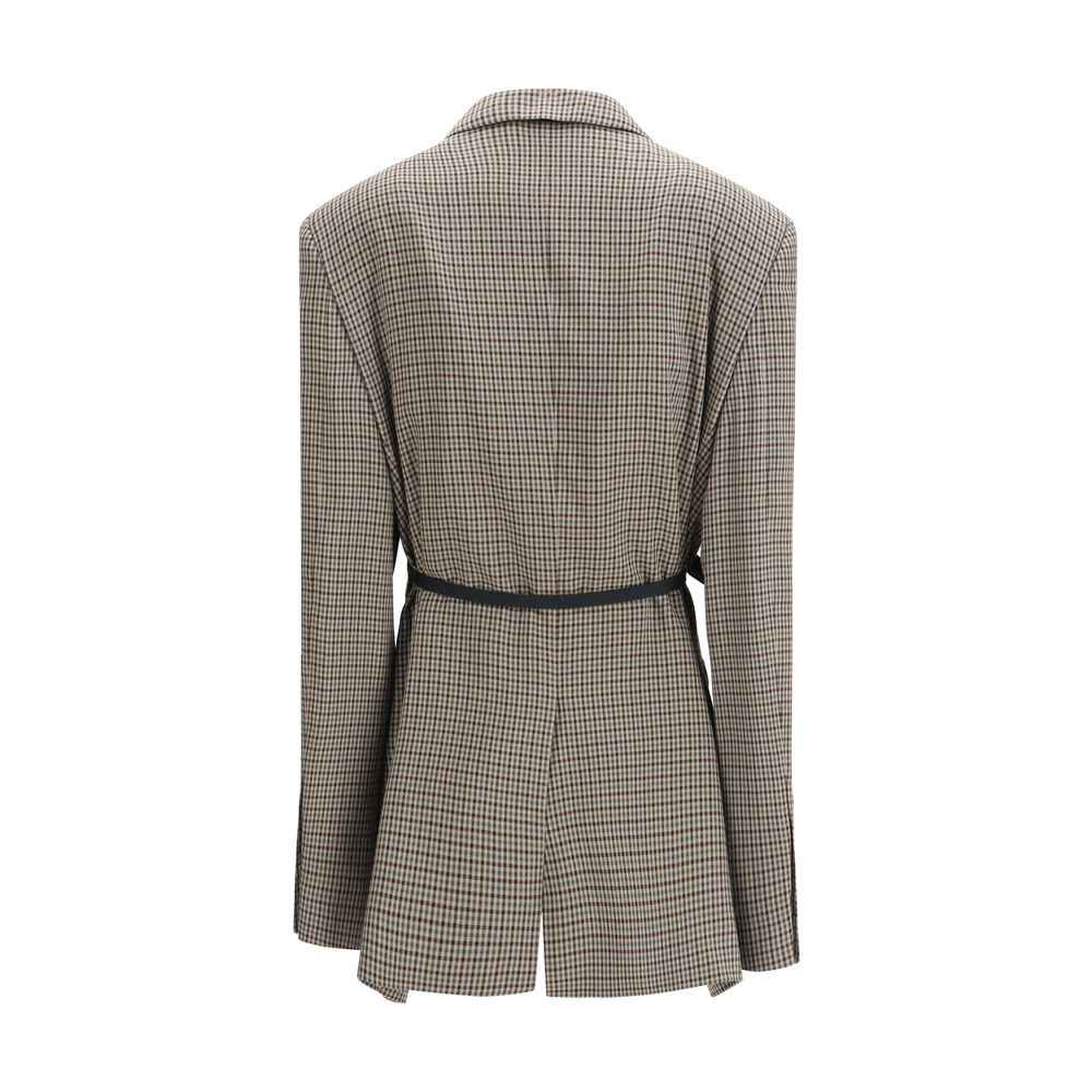 Balenciaga Multicolor Lyocell Coat