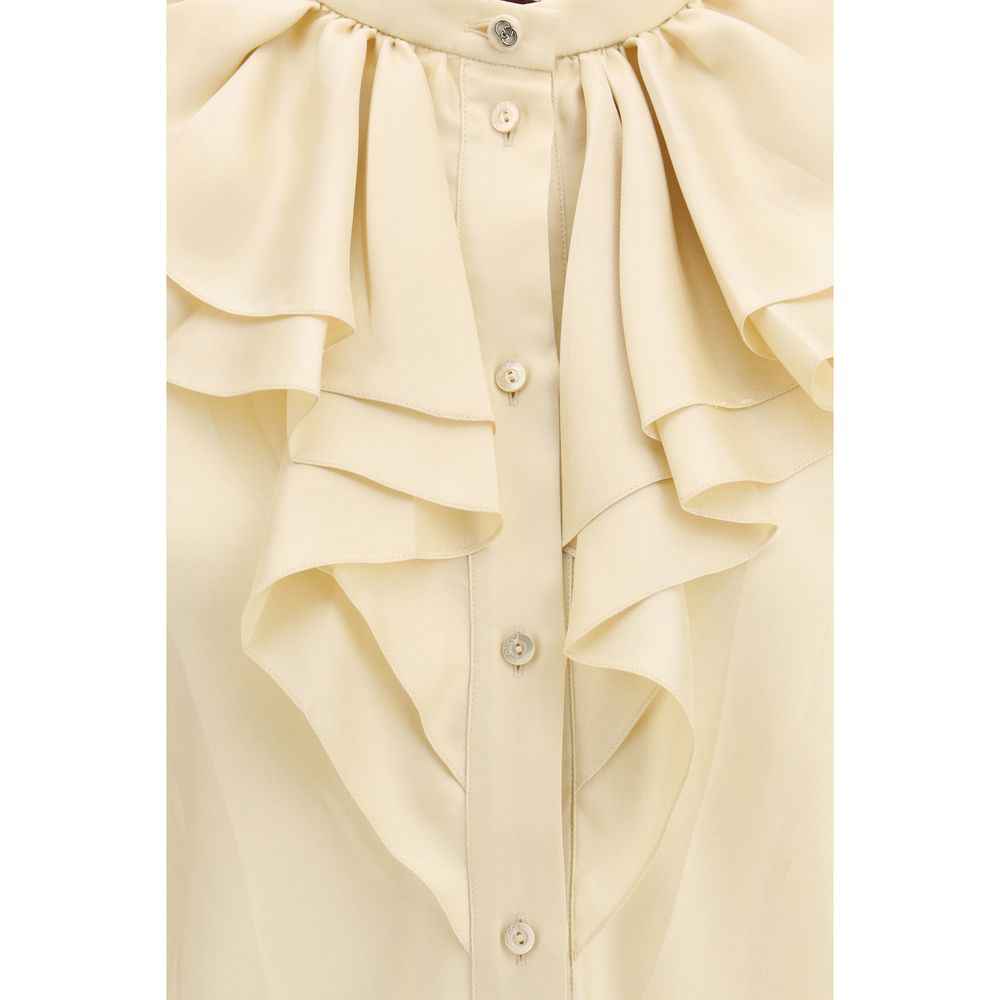 Gucci Beige Silk Shirt