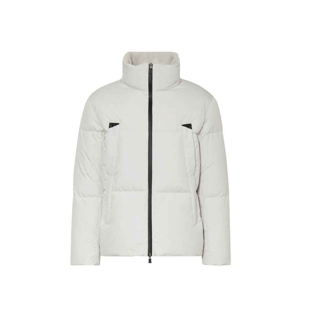 Herno Gray Polyester Coat