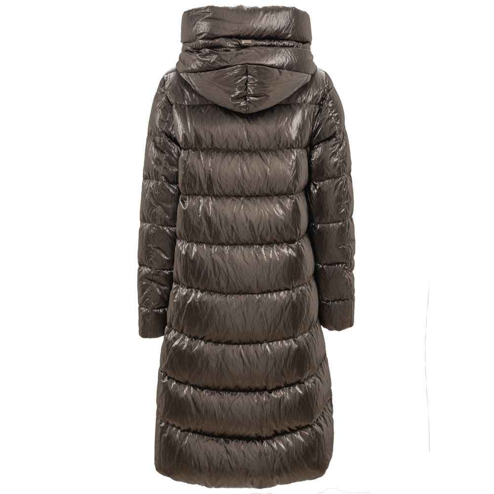 Herno Gray Viscose Parka