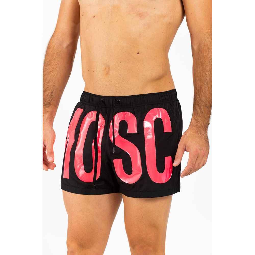 Moschino Fuchsia Polyester Swim Shorts