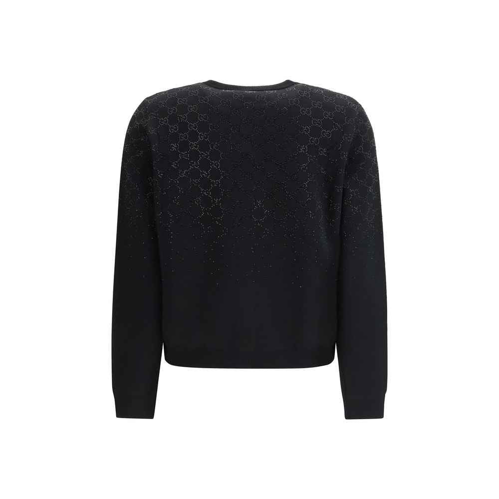 Gucci Black Wool Cardigan