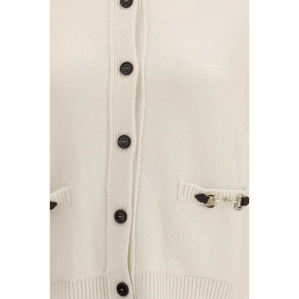 Gucci Beige Wool Cardigan