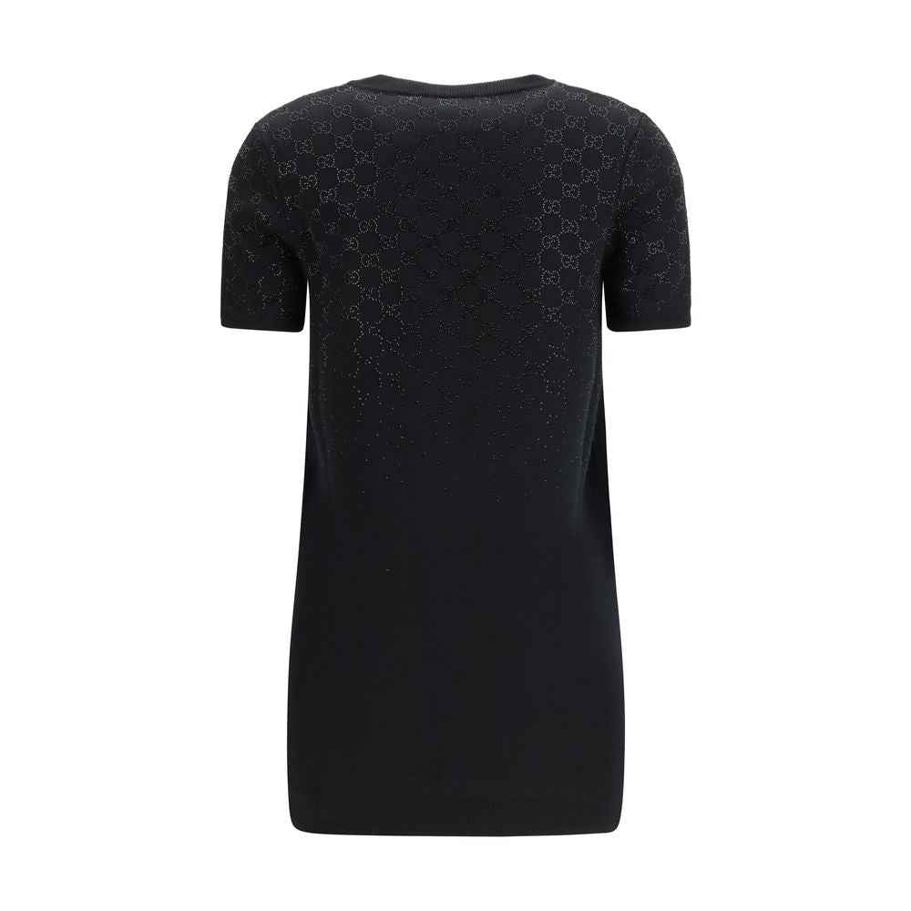 Gucci Black Wool Oves Aries Casual Dress