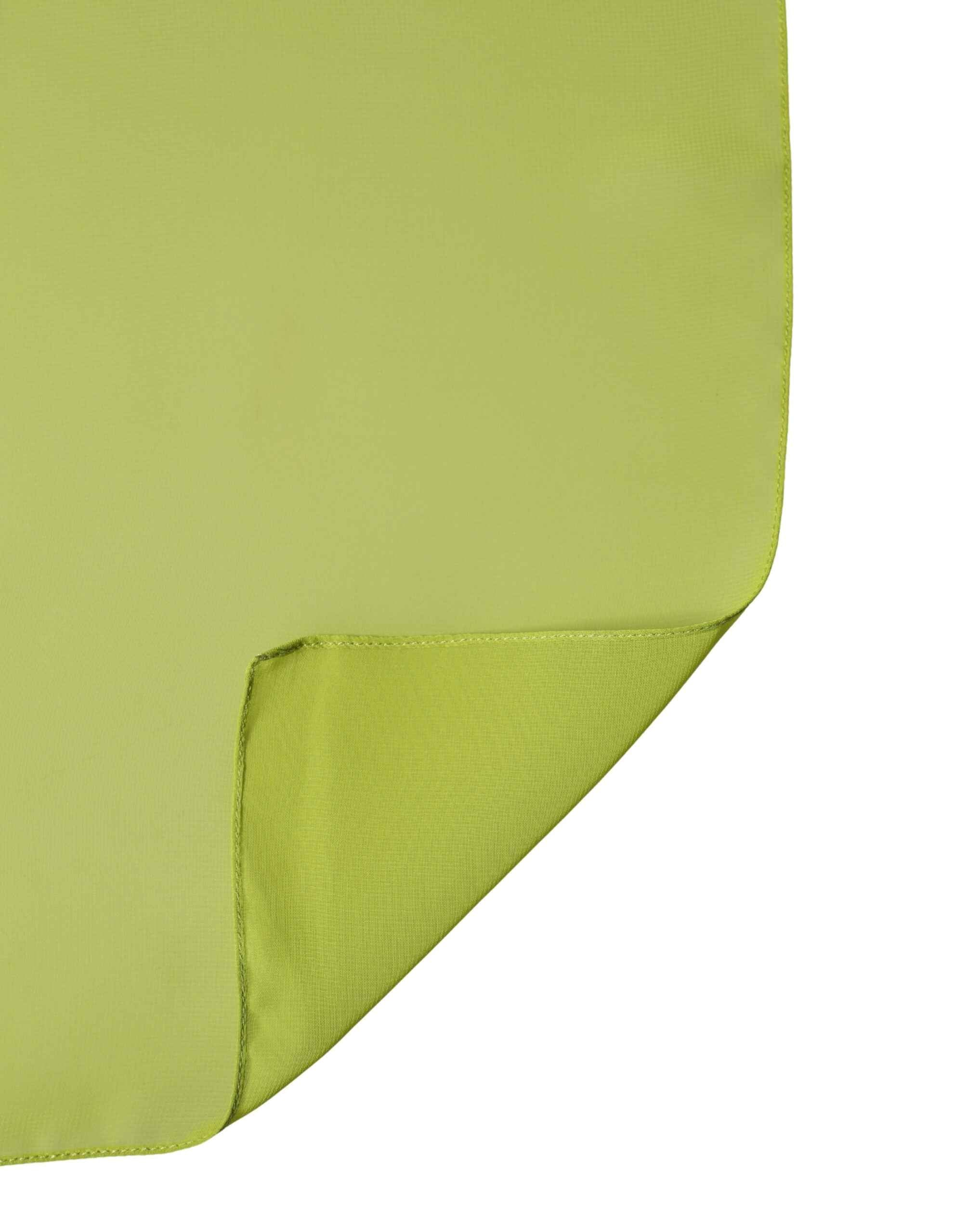 Dolce & Gabbana Yellow Green Neck Wrap Shawl Foulard 131cm x 99.5cm Scarf