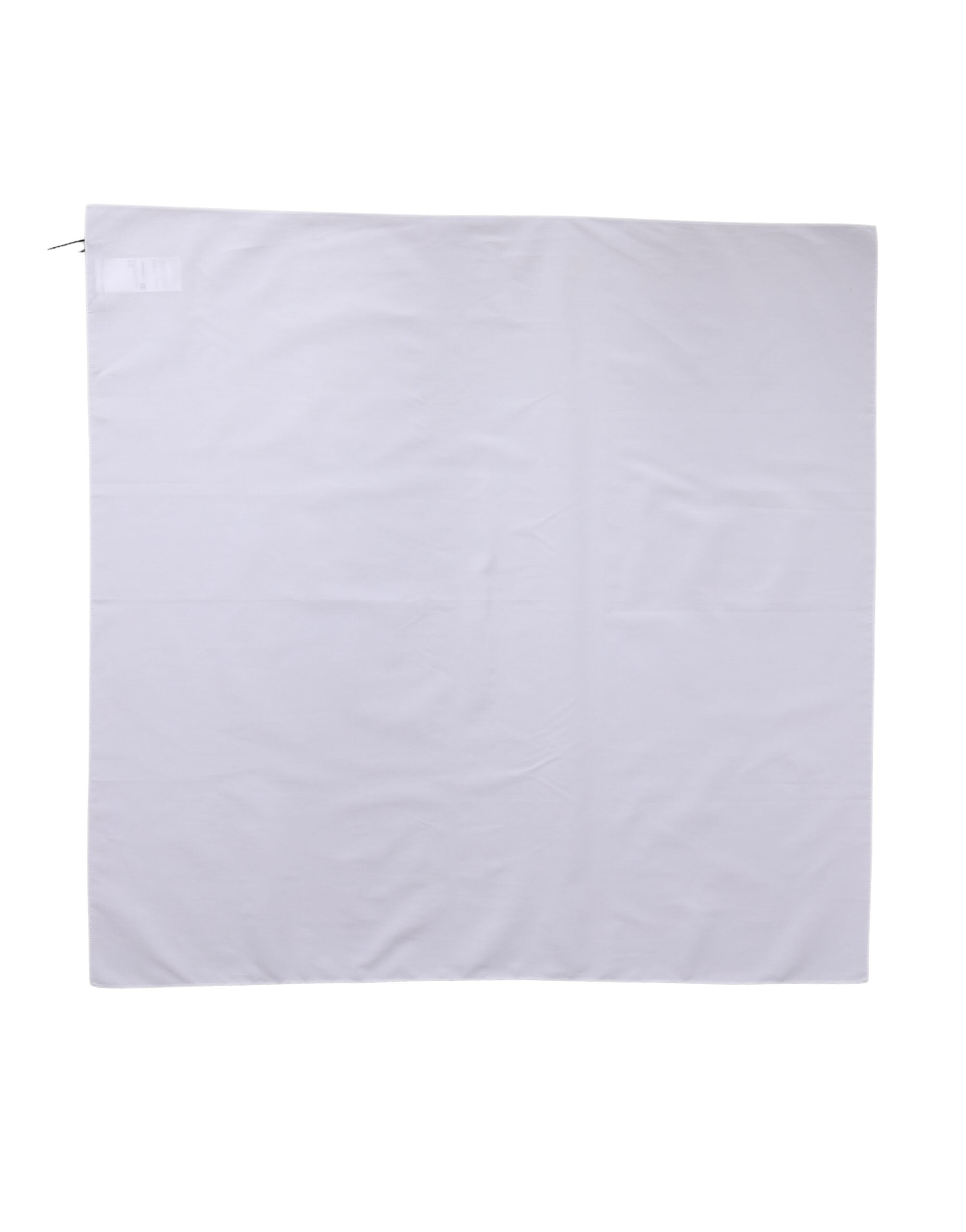 Dolce & Gabbana White Cotton Wrap Square Shawl Stole 71cm x 70cm Scarf