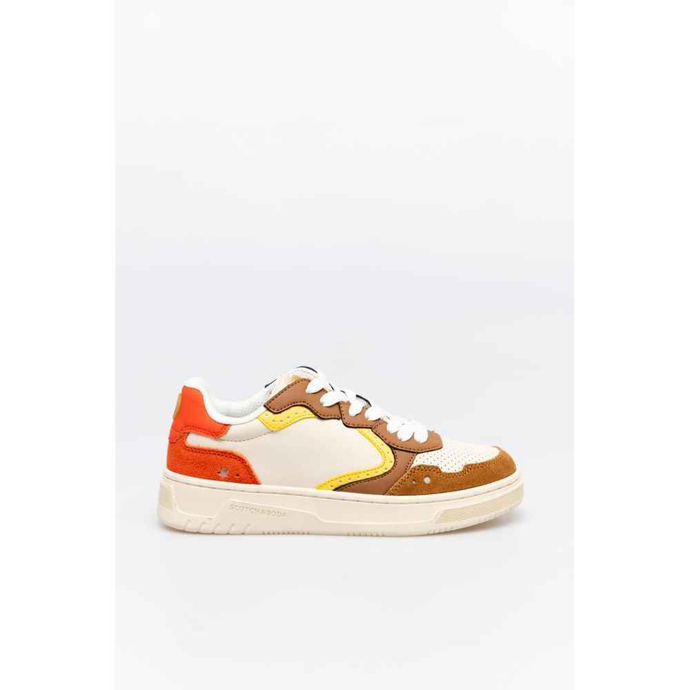 Scotch & Soda Multicolor Cowhide Low Top Sneakers