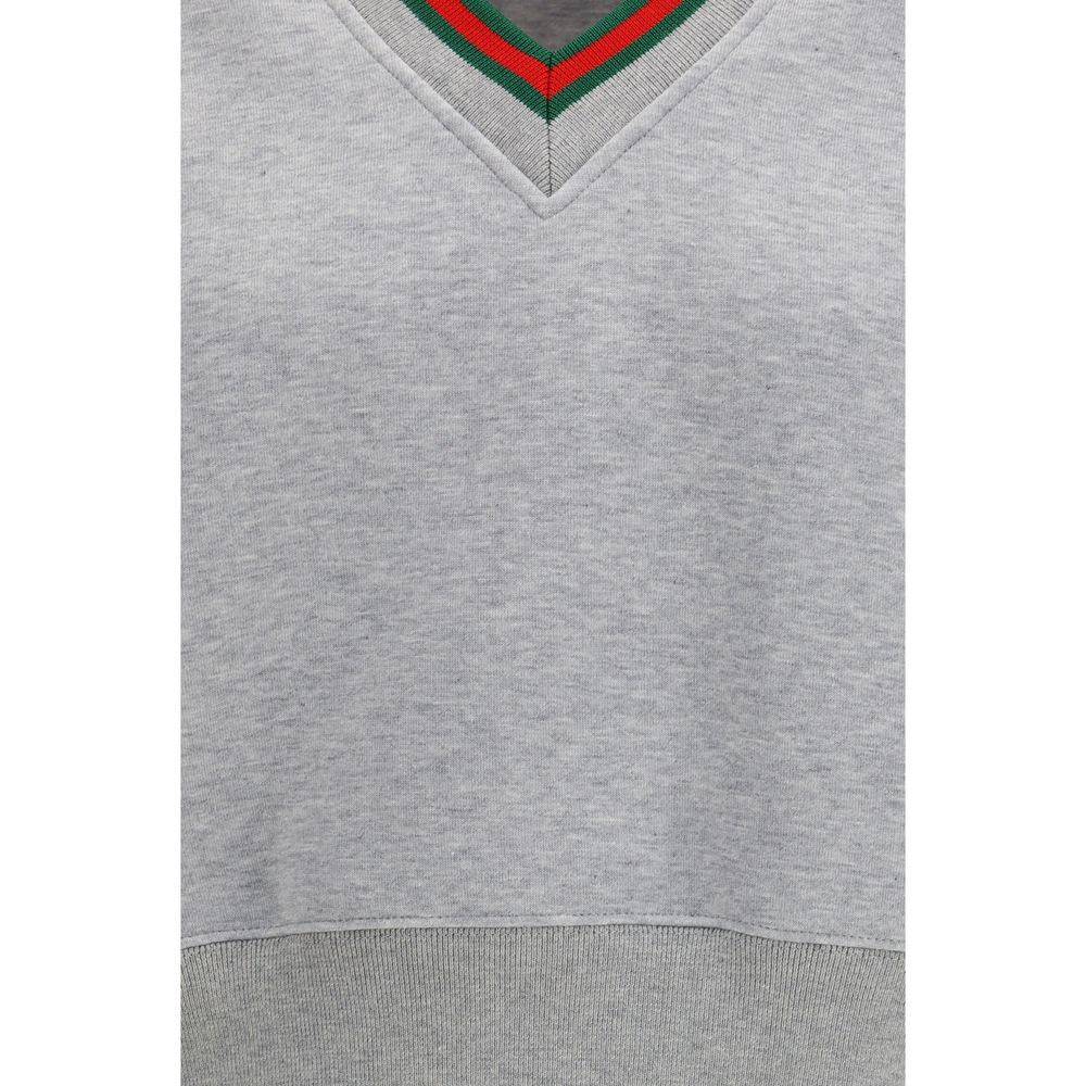 Gucci Gray Cotton Sweatshirt