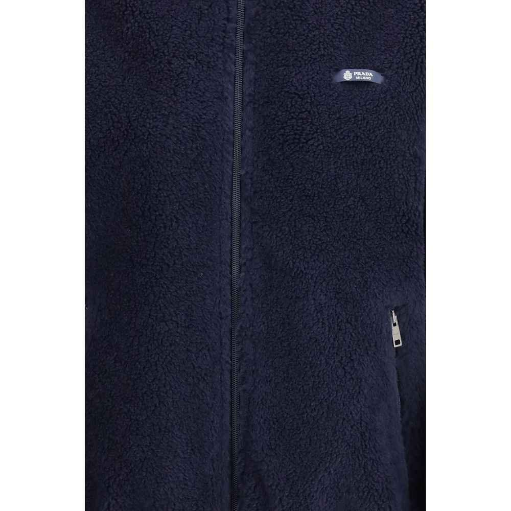 Prada Blue Polyamide Full-Length Jacket
