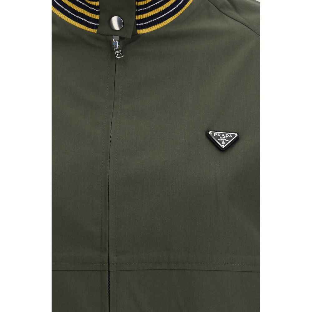 Prada Bicolor Polyester Bomber