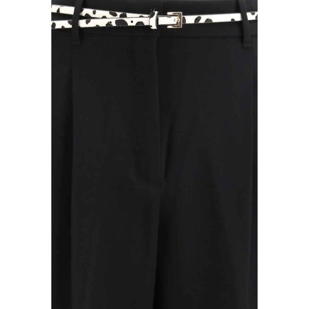 Max Mara Black Triacetate Dress Pants
