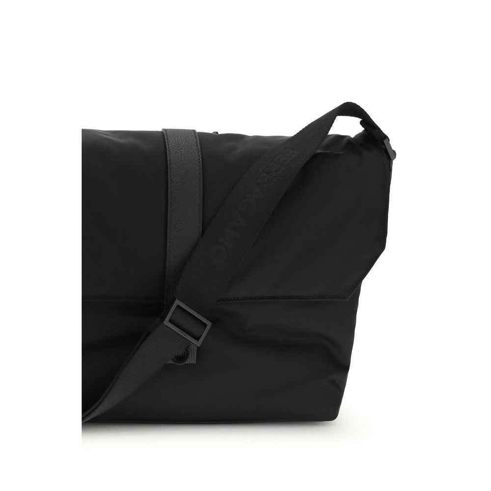 Ferragamo Black Nylon Shoulder Bag