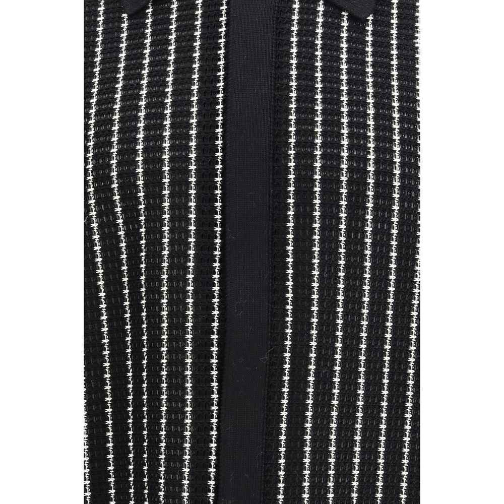 Jil Sander Black Cotton Cardigan