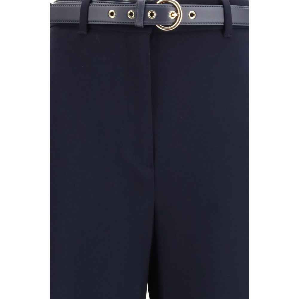 Max Mara Blue Triacetate Dress Pants