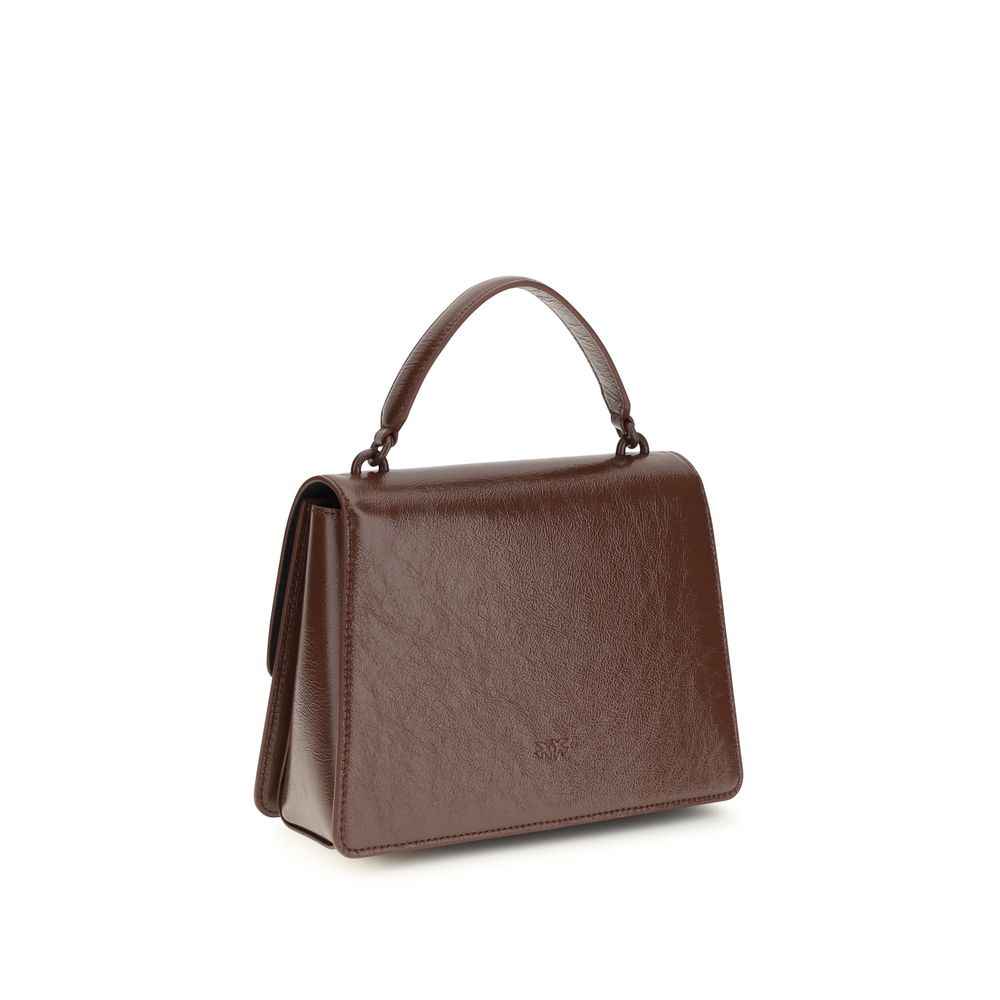 PINKO Brown Lamb Ovis Aries Aries Handbag