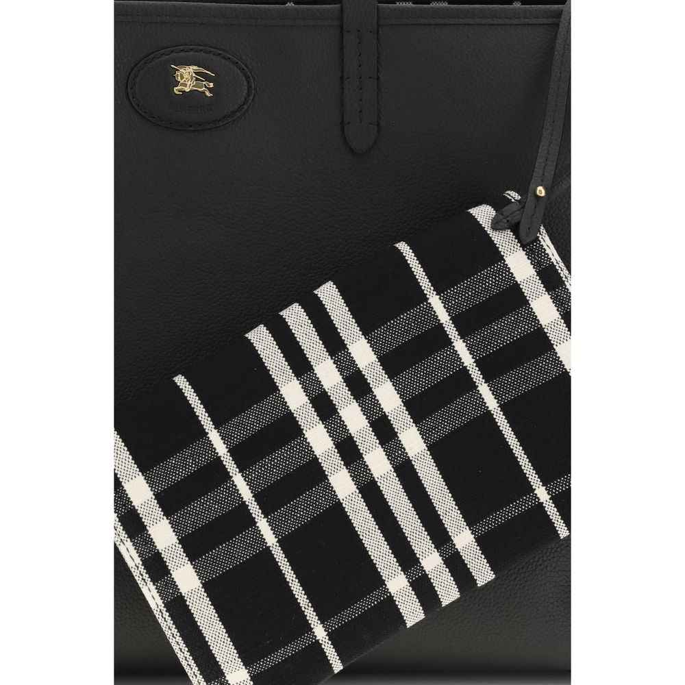 Burberry Black Calf Leather Bos Taurus Shoulder Bag