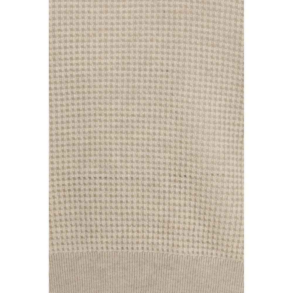 Brunello Cucinelli Beige Cashmere Sweatshirt