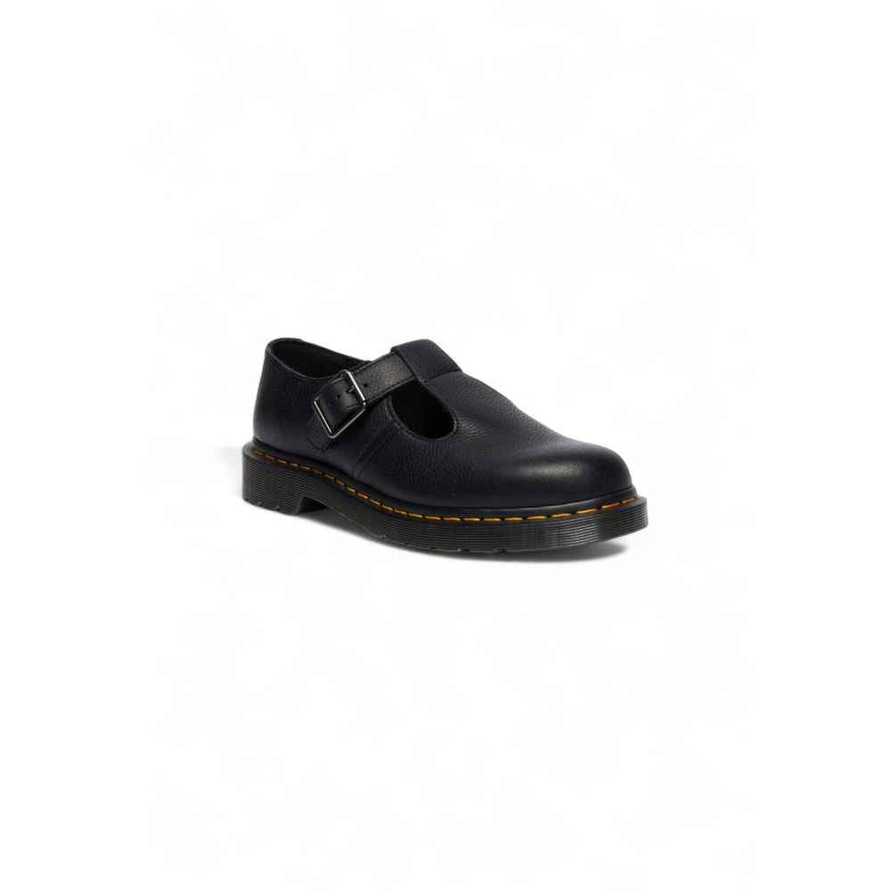 Dr. Martens Black Leather Platform Pumps