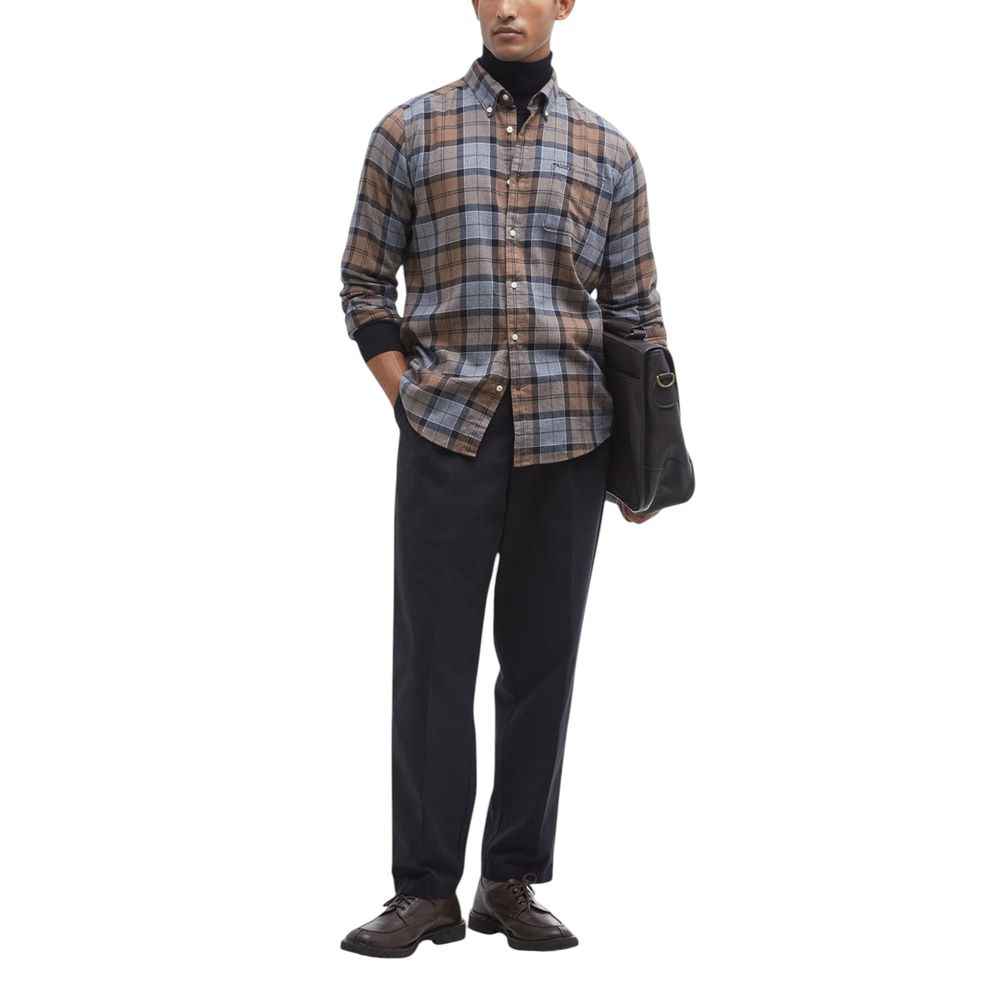 Barbour Beige Cotton Pattern Shirt