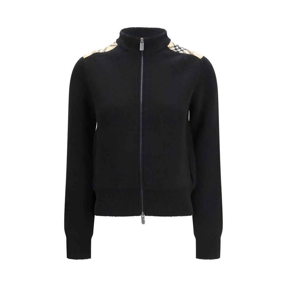 Burberry Black Wool Cardigan