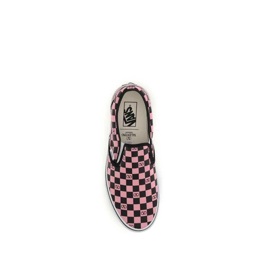 Valentino Garavani Multicolor Cotton Low Top Sneakers