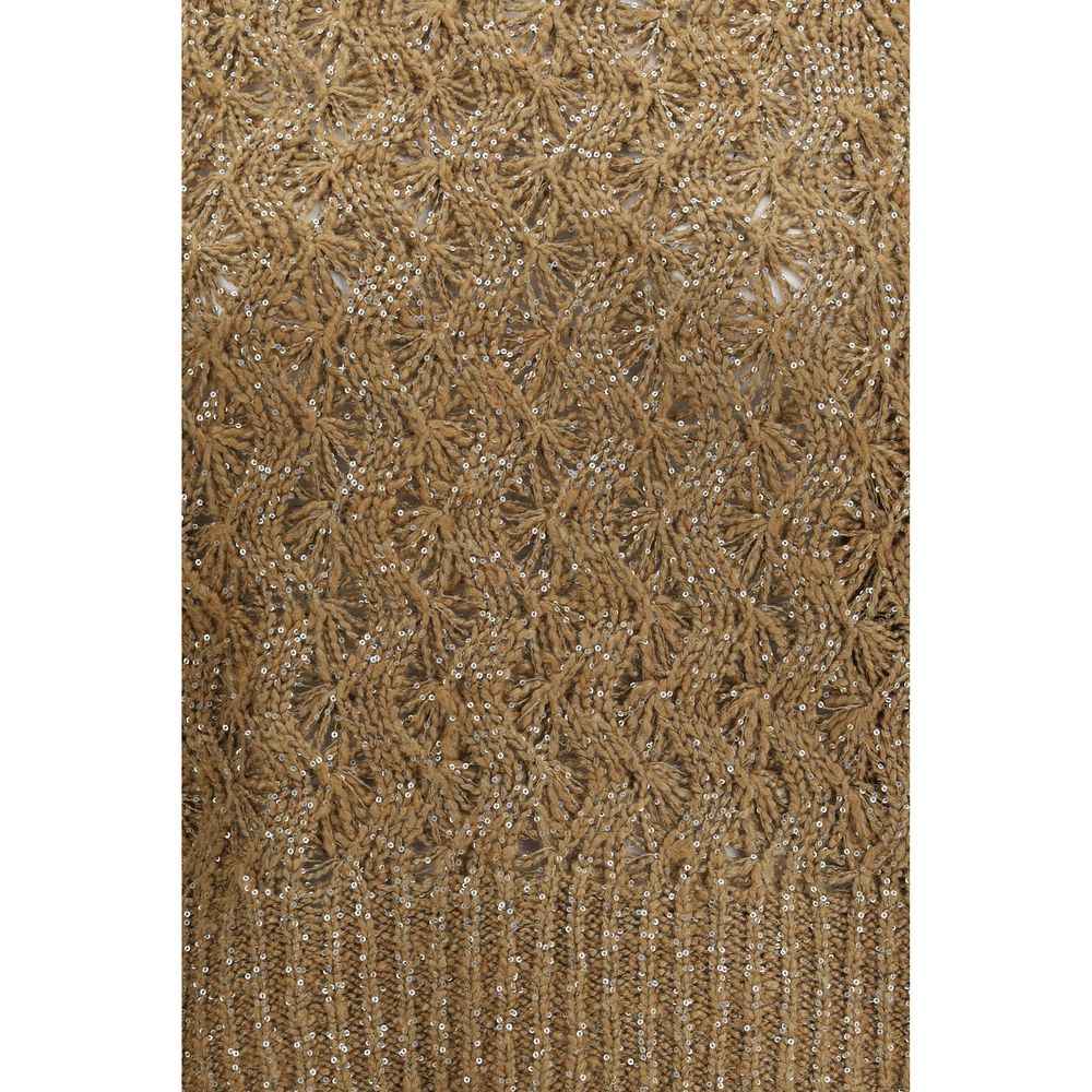Brunello Cucinelli Beige Silk Sweatshirt