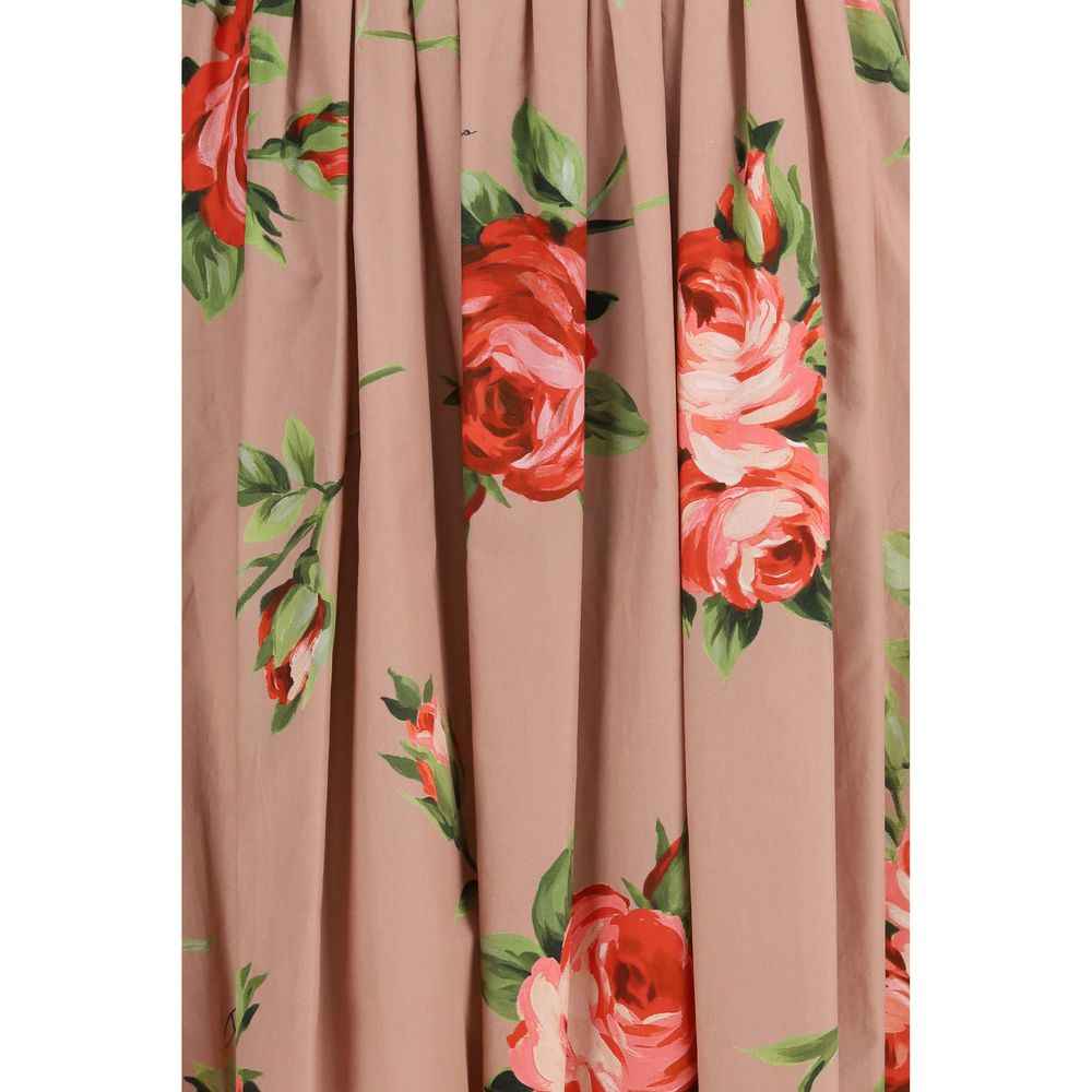 Dolce & Gabbana Multicolor Cotton Casual Dress